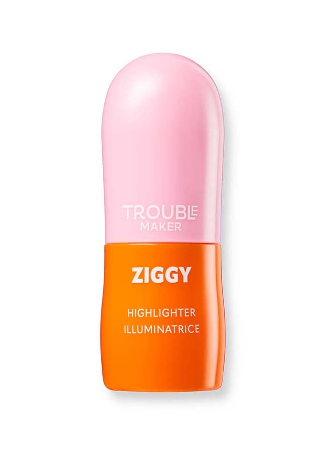 Trouble Maker Ziggy Stick Glass Highlight Earthling Pink - Image 2